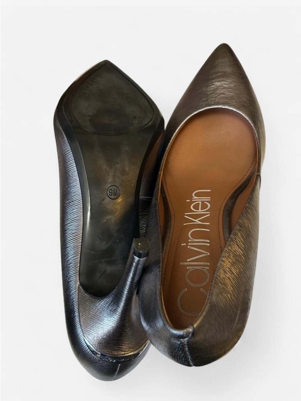 Calvin Klein Gayle Classic Pointed Toe Stiletto Pumps Size 9 - Picture 4 of 6